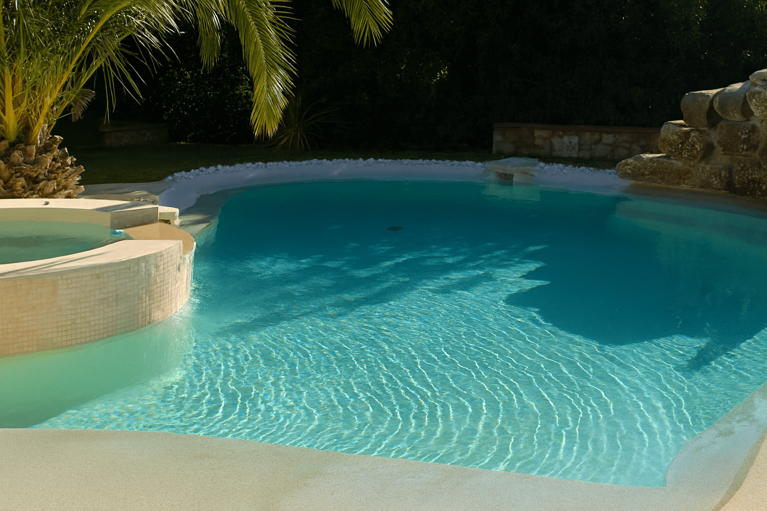 Piscina Natural construida en Málaga